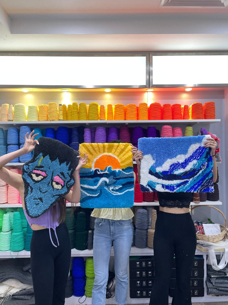 #Tufting workshop# - #About You Studio#